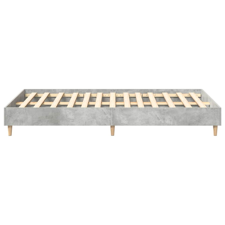 Bedframe zonder matras 120x200 cm spaanplaat beton grijs