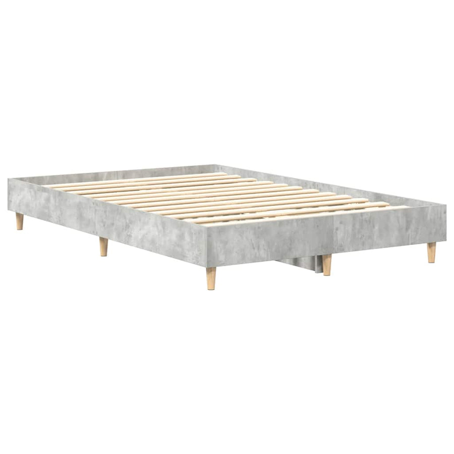 Bedframe zonder matras 120x200 cm spaanplaat beton grijs