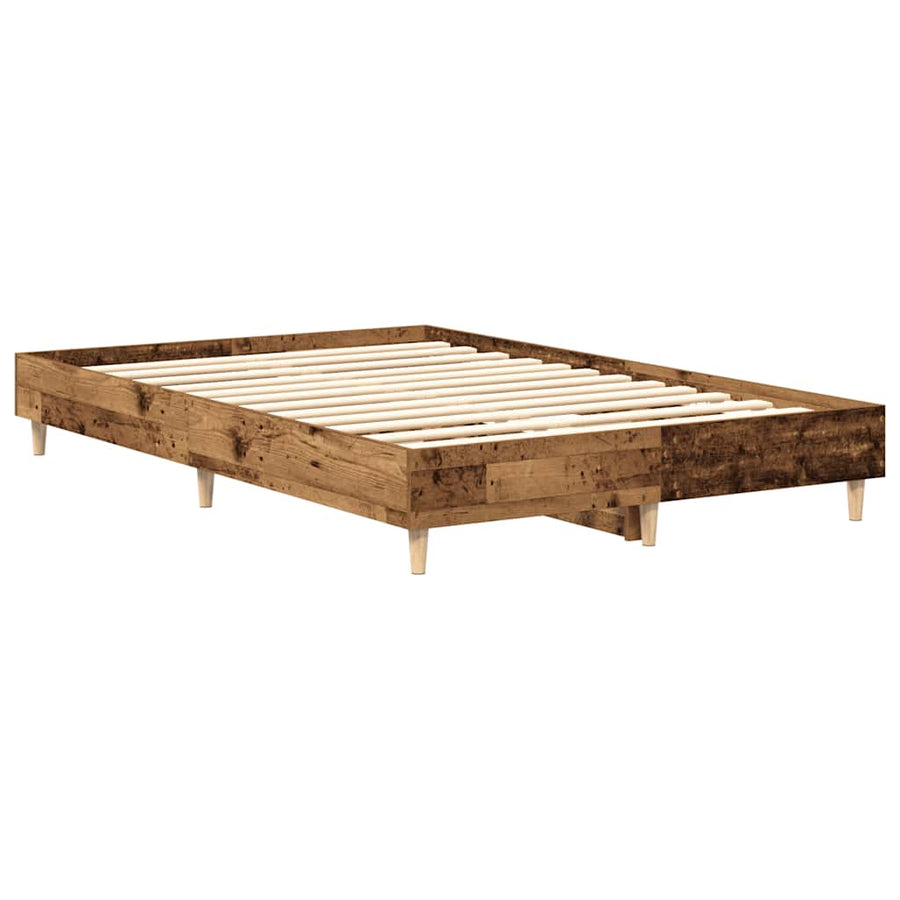 Bedframe zonder matras 120x200 cm spaanplaat bewerkt hout