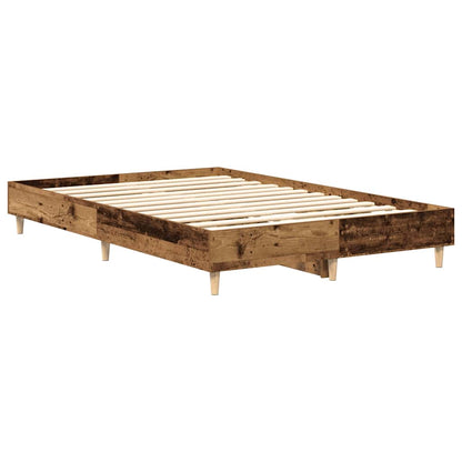 Bedframe zonder matras 120x200 cm spaanplaat bewerkt hout