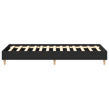 Bedframe zonder matras 90x200 cm spaanplaat zwart