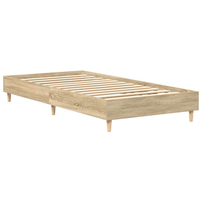 Bedframe zonder matras 90x200 cm spaanplaat sonoma eikenkleurig