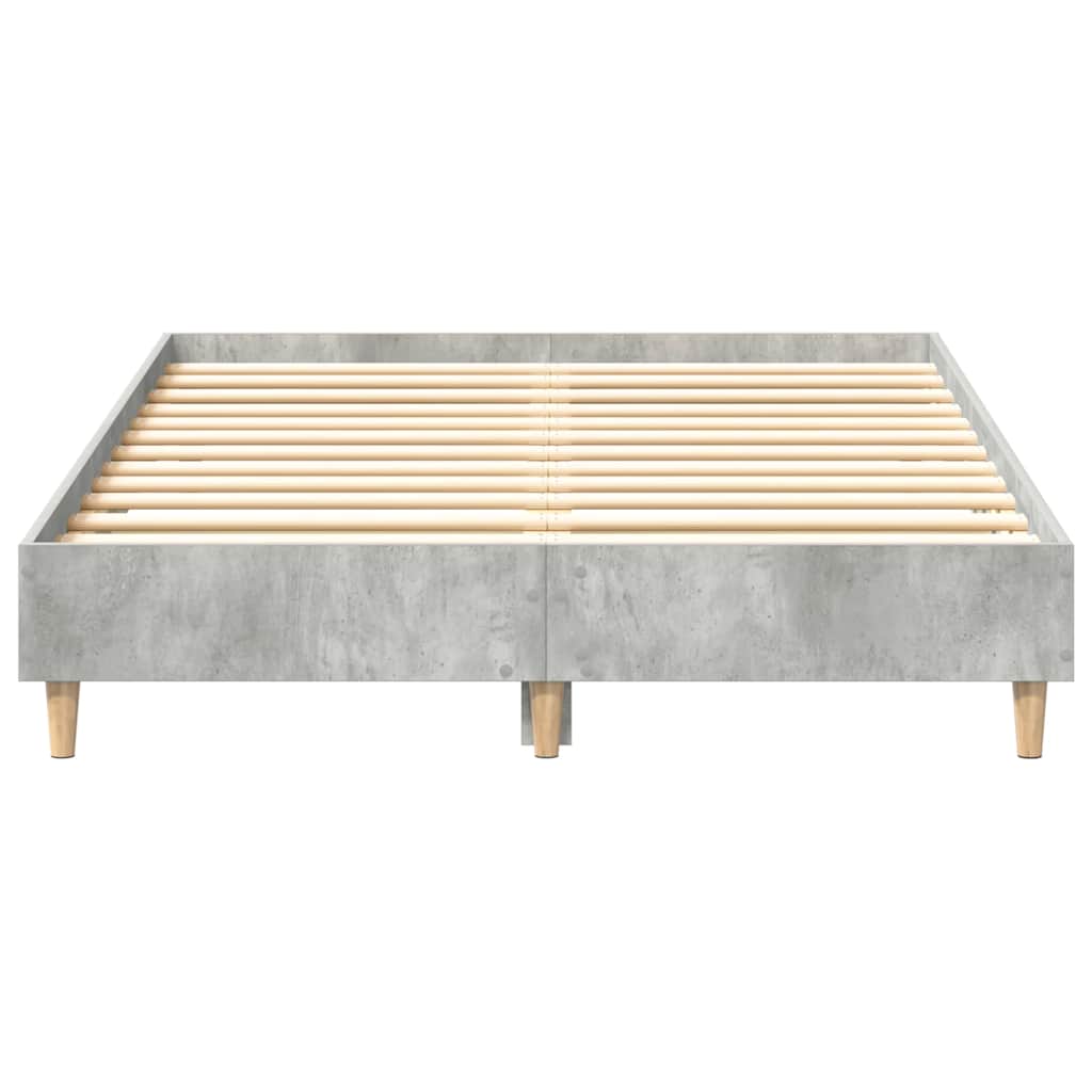 Bedframe zonder matras 140x190 cm spaanplaat betongrijs