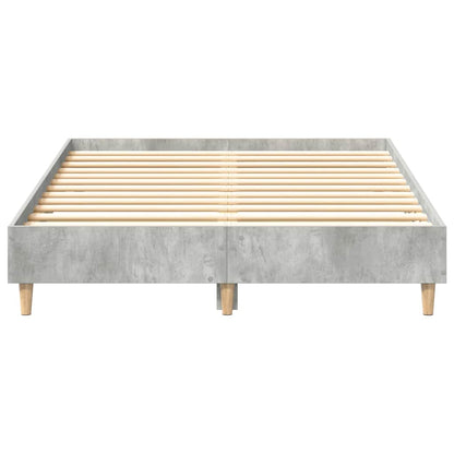 Bedframe zonder matras 140x190 cm spaanplaat betongrijs