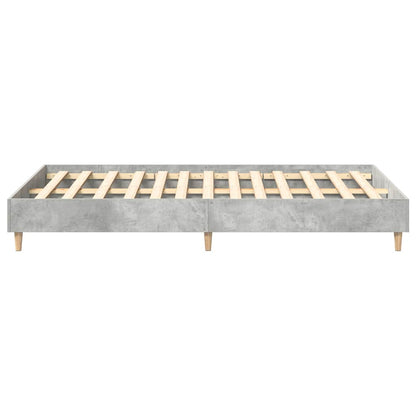 Bedframe zonder matras 140x190 cm spaanplaat betongrijs