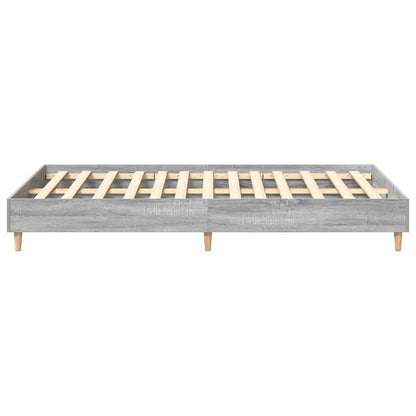 Bedframe zonder matras 140x190 cm spaanplaat grijs sonoma