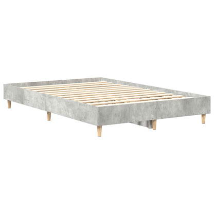 Bedframe zonder matras 135x190 cm spaanplaat betongrijs