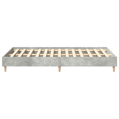 Bedframe zonder matras 135x190 cm spaanplaat betongrijs