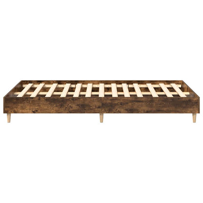 Bedframe zonder matras spaanplaat gerookt eiken