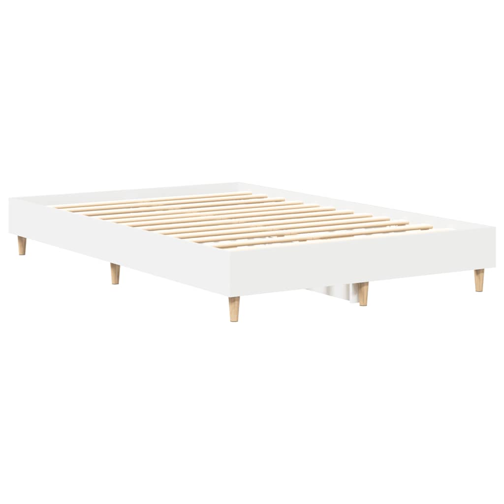 Bedframe zonder matras 120x190 cm spaanplaat wit