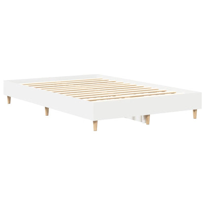 Bedframe zonder matras 120x190 cm spaanplaat wit