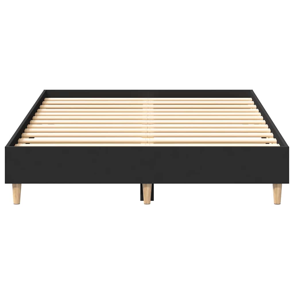 Bedframe zonder matras 120x190 cm spaanplaat zwart
