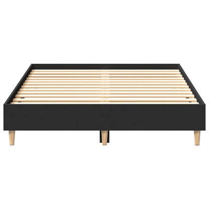 Bedframe zonder matras 120x190 cm spaanplaat zwart