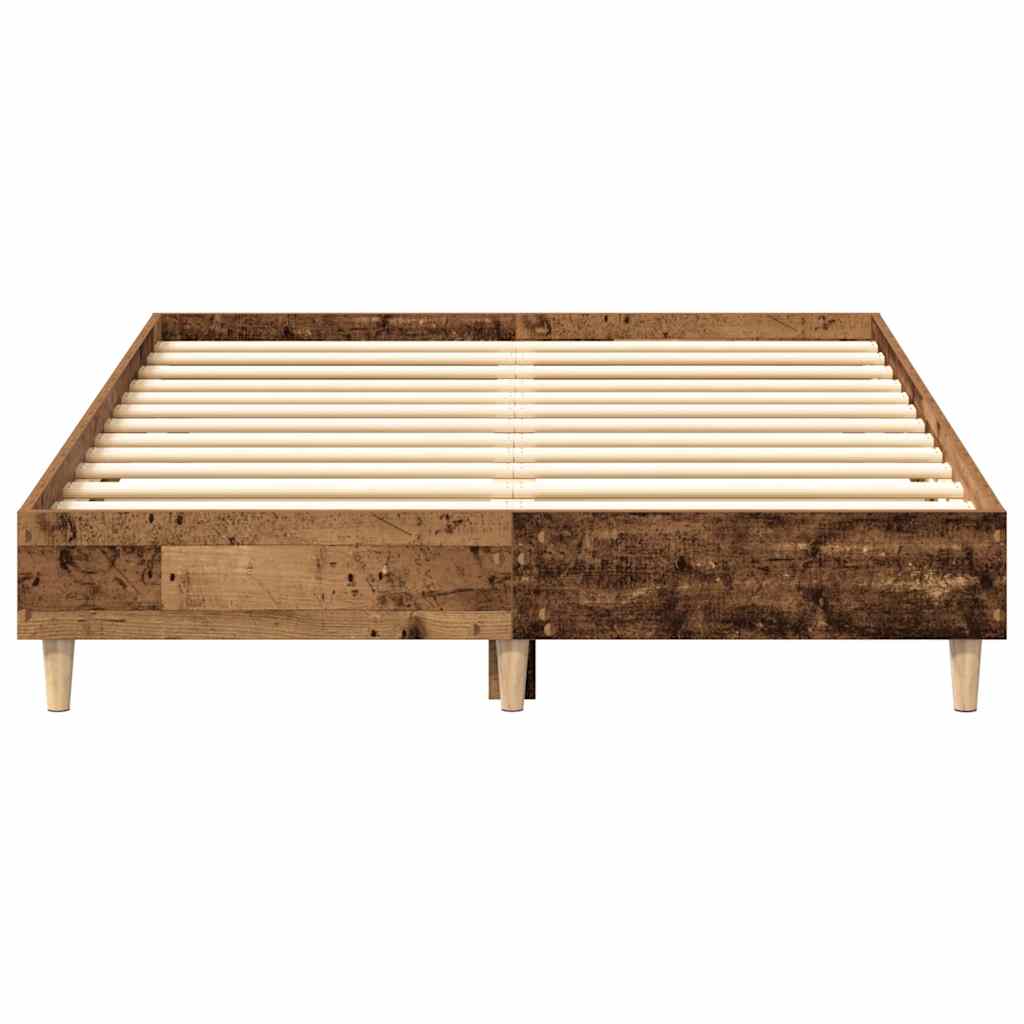 Bedframe zonder matras 120x190 cm spaanplaat bewerkt hout