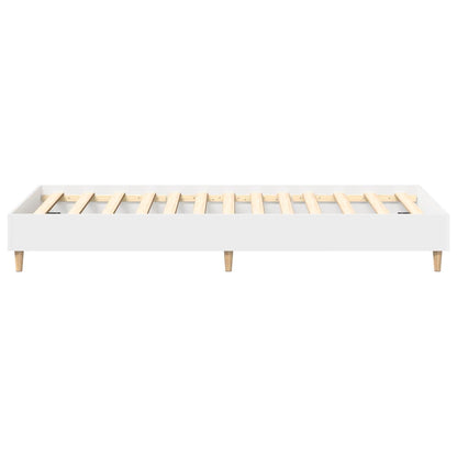 Bedframe zonder matras 90x190 cm spaanplaat wit