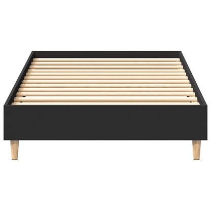 Bedframe zonder matras 90x190 cm spaanplaat zwart