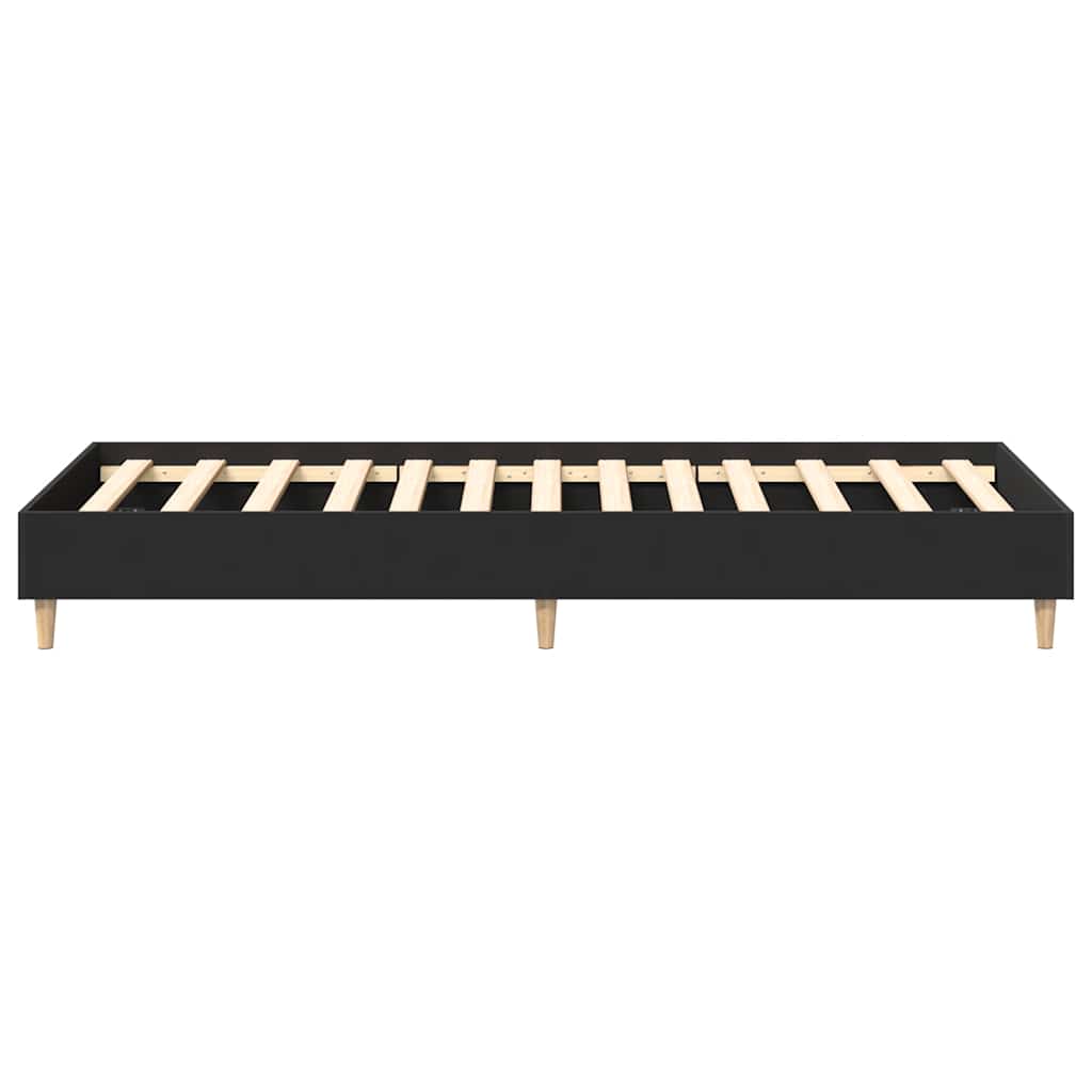 Bedframe zonder matras 90x190 cm spaanplaat zwart