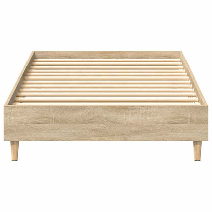 Bedframe zonder matras 90x190 cm sonoma eikenkleurig spaanplaat