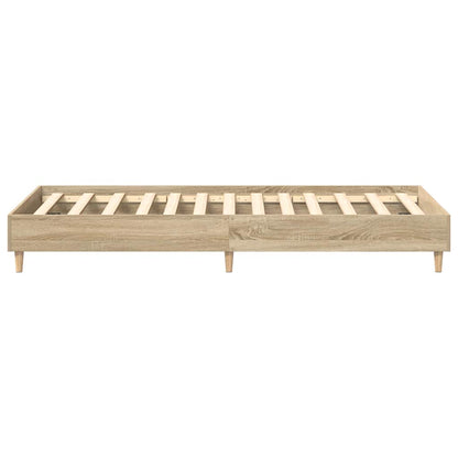 Bedframe zonder matras 90x190 cm sonoma eikenkleurig spaanplaat