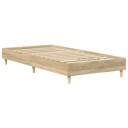Bedframe zonder matras 90x190 cm sonoma eikenkleurig spaanplaat