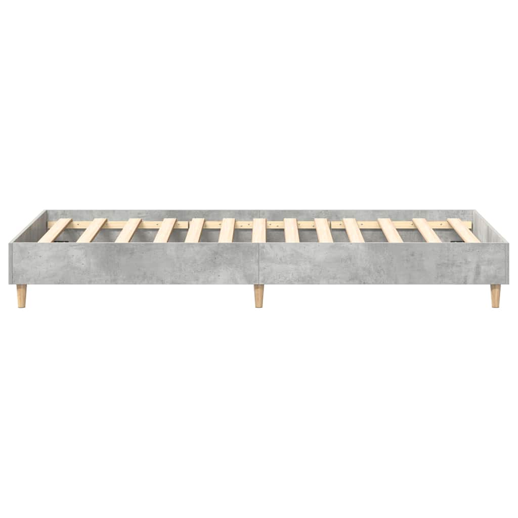 Bedframe zonder matras 90x190 cm spaanplaat betongrijs