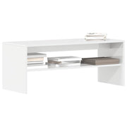 TV Cabinet 100x40x40 cm Engineered Wood High Gloss White
