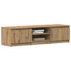 Tv-meubel 140x40x36 cm bewerkt hout eikenkleurig
