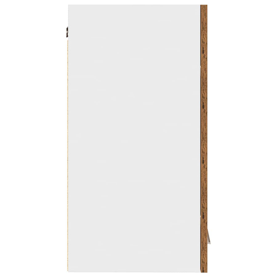 Keukenwandkast 60x31x60 cm spaanplaat oud hout