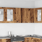 Keukenbovenkast 60x31x60 cm bewerkt hout oud hout