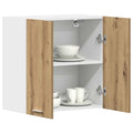 Keukenbovenkast Lyon 60x31x60 cm bewerkt hout ambachtelijk eikenkleurig