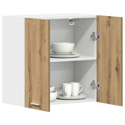 Keukenwandkast 60x31x60 cm bewerkt hout eikenkleurig