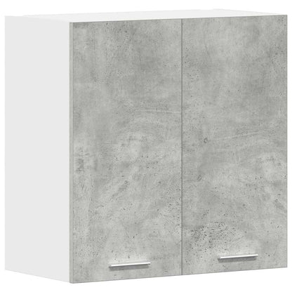 Keukenwandkast 60x31x60 cm spaanplaat betongrijs
