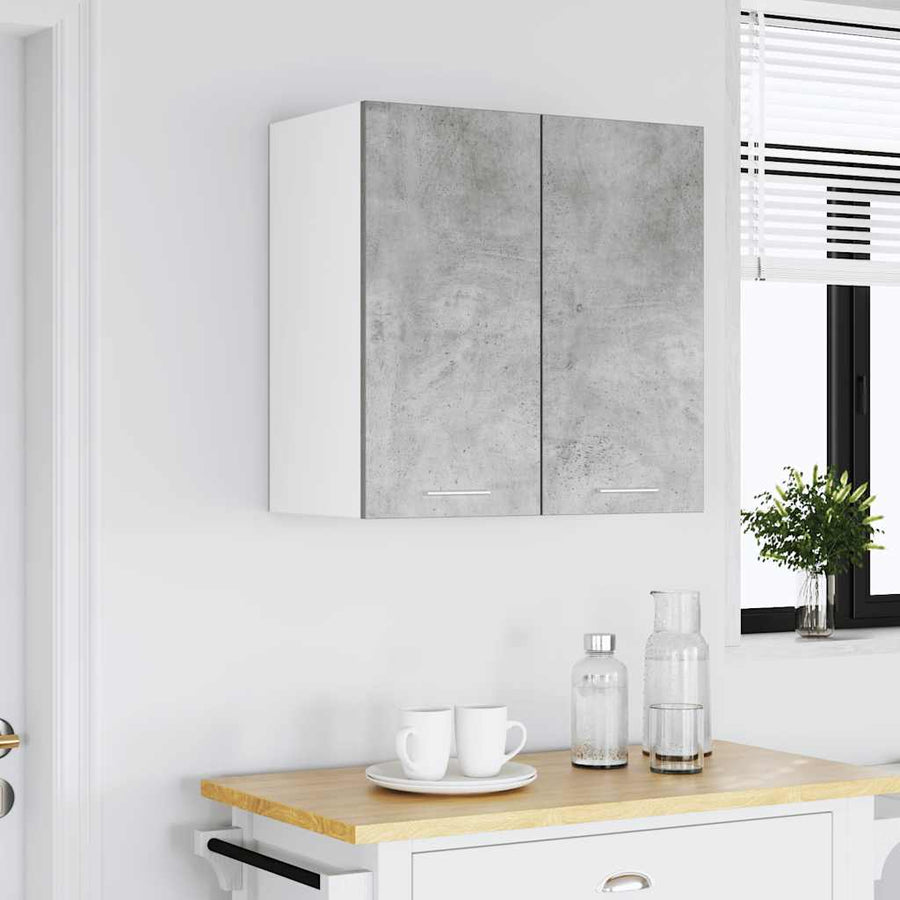 Keukenwandkast 60x31x60 cm spaanplaat betongrijs