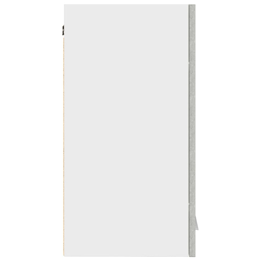 Keukenwandkast 60x31x60 cm spaanplaat betongrijs