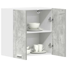 Keukenwandkast 60x31x60 cm spaanplaat betongrijs