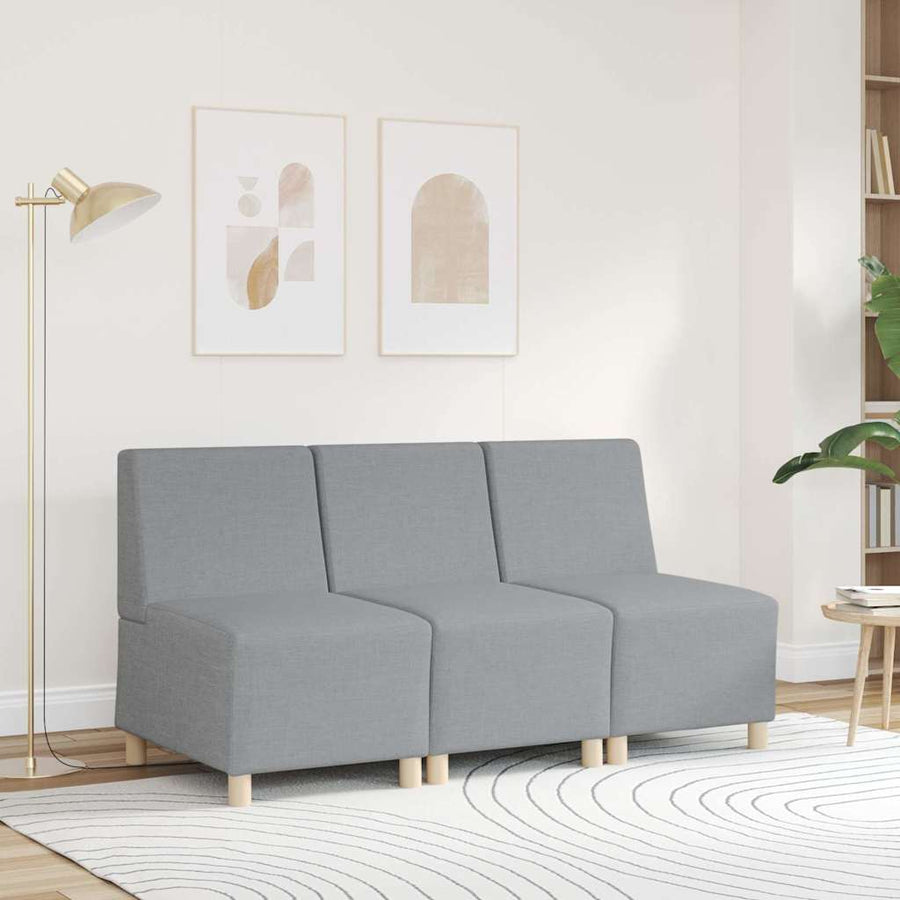 Fauteuil 55 cm stof lichtgrijs