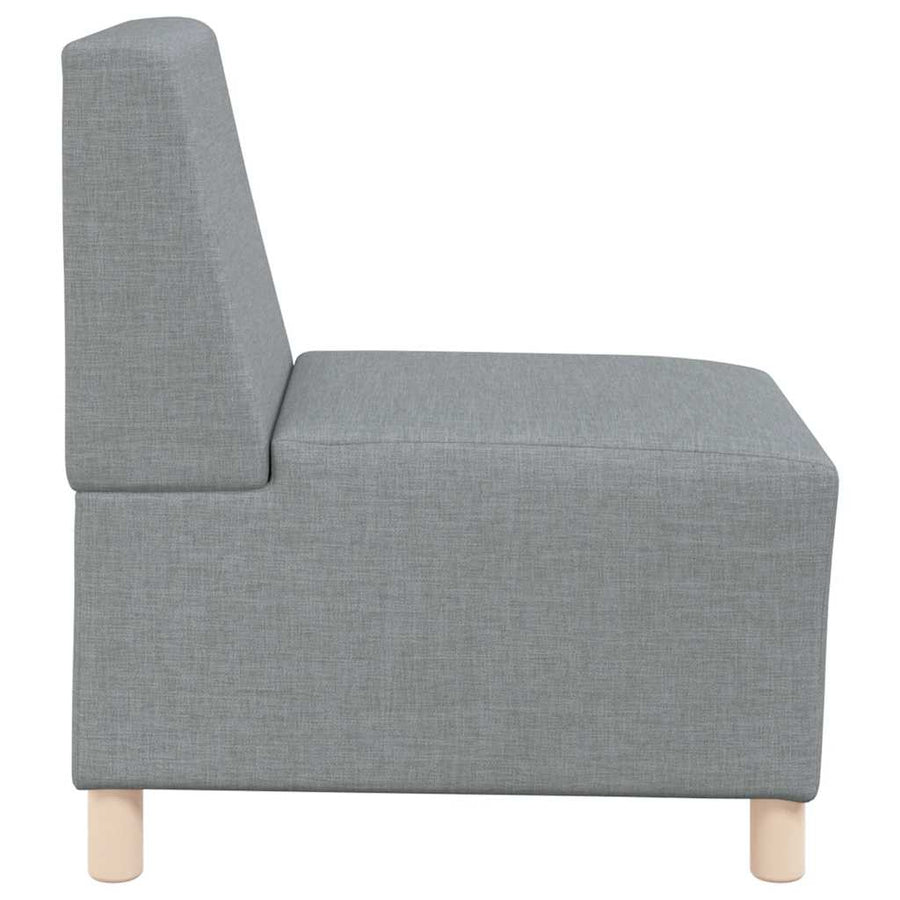 Fauteuil 55 cm stof lichtgrijs