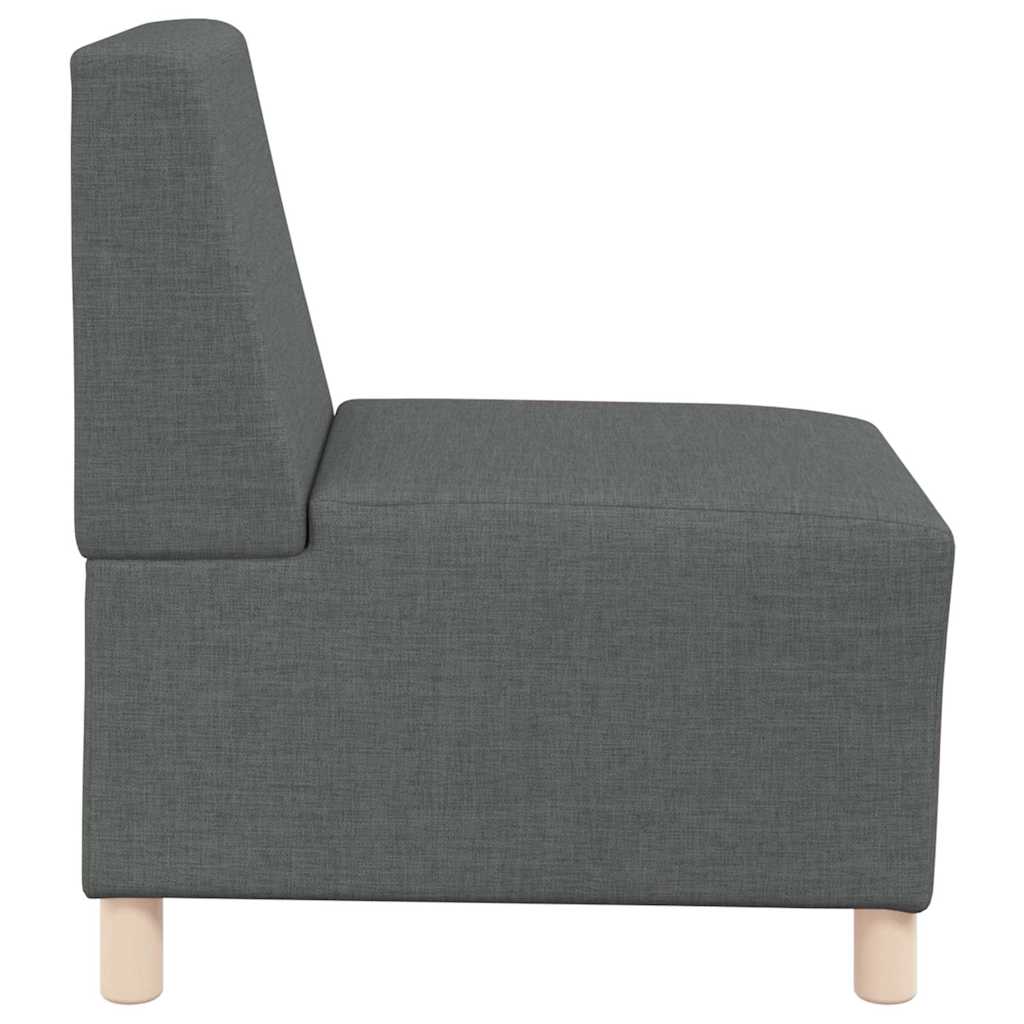 Fauteuil 55 cm stof donkergrijs