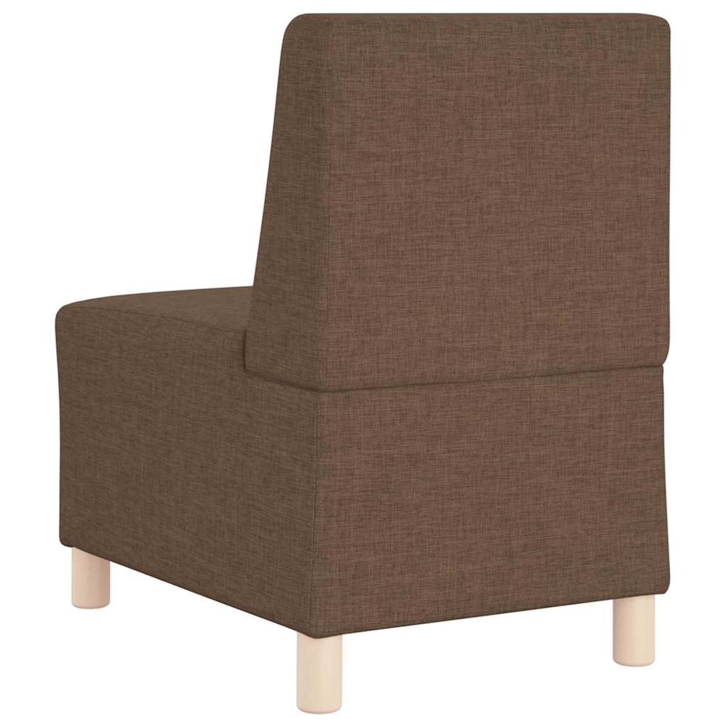 Fauteuil 55 cm stof bruin