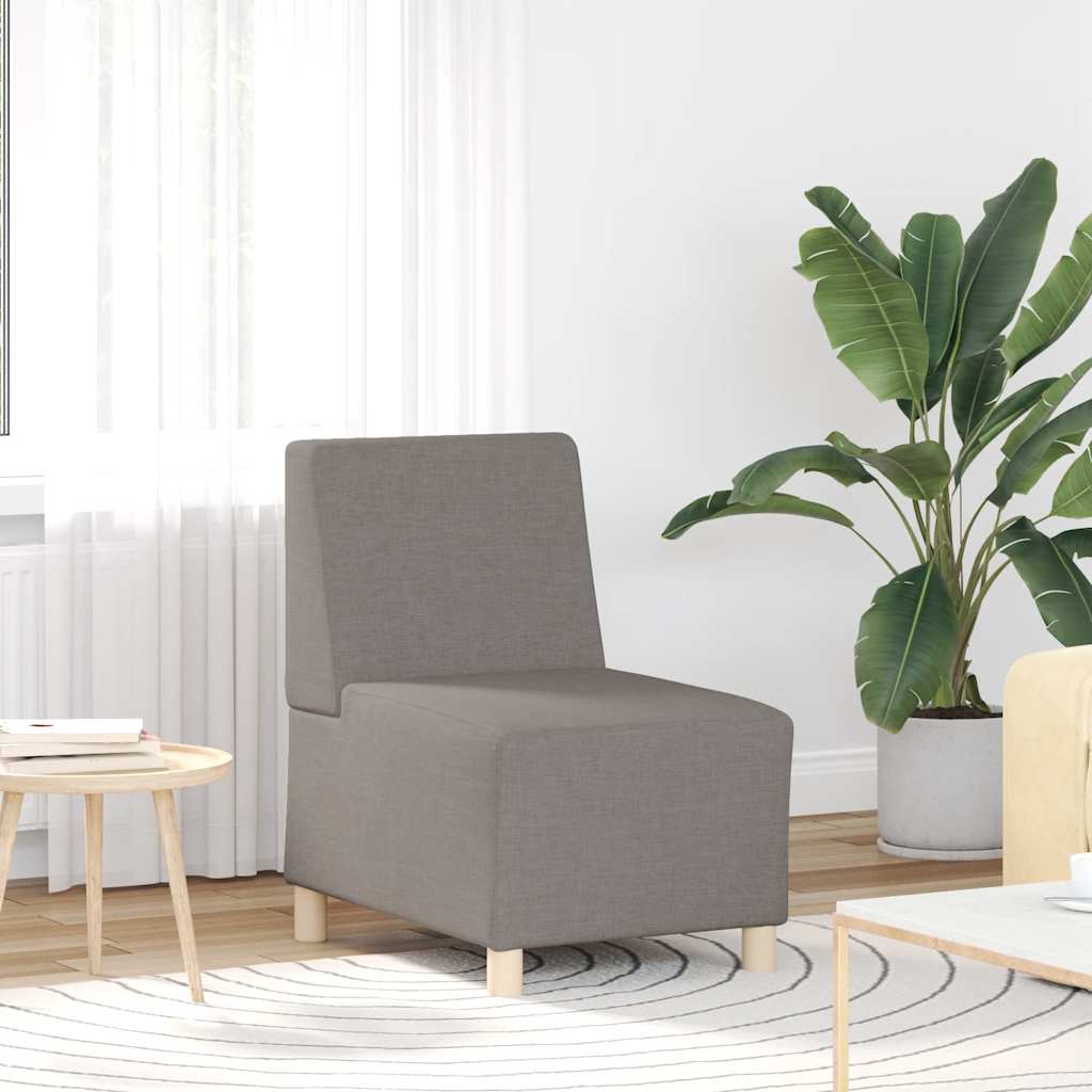 Fauteuil 55 cm stof taupe