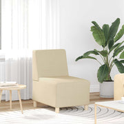 Fauteuil 55x74x82 cm stof crème