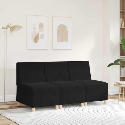 Sofa Stoel Zwart 55 x 74 x 82 cm Fluweel