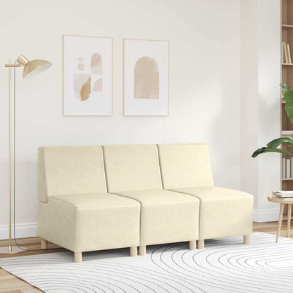 Sofa Stoel Crème 55 x 74 x 82 cm Kunstleer
