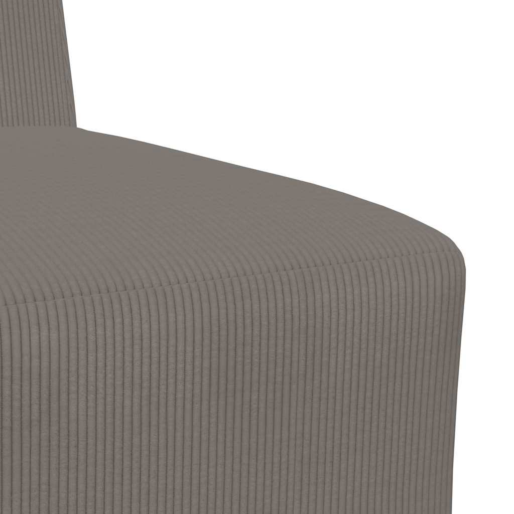 Sofa Stoel Lichtgrijs 55 x 74 x 82 cm Katoenen stof