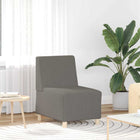 Modulaire bank armloos lichtgrijs 55x74x82 cm