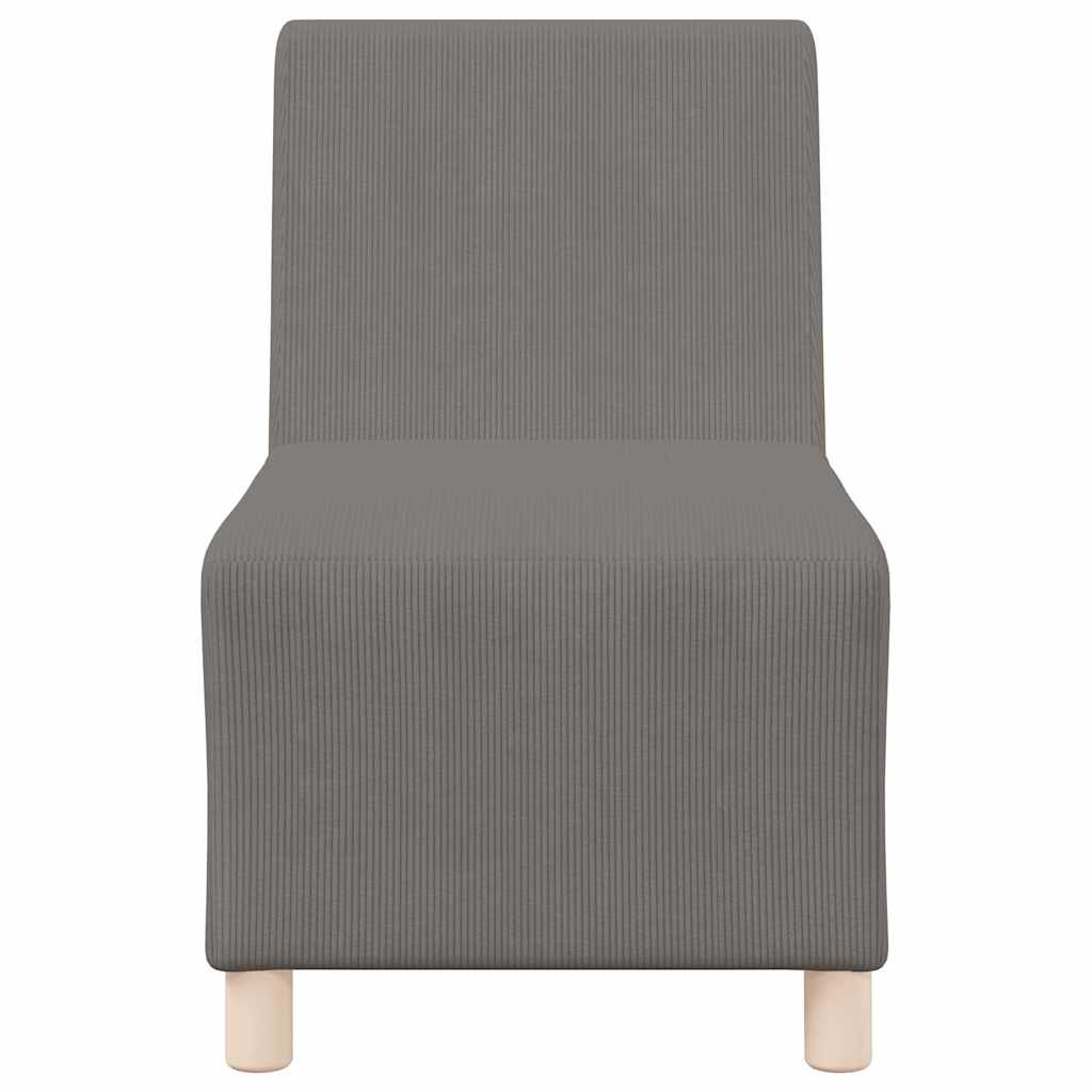 Sofa Stoel Lichtgrijs 55 x 74 x 82 cm Katoenen stof
