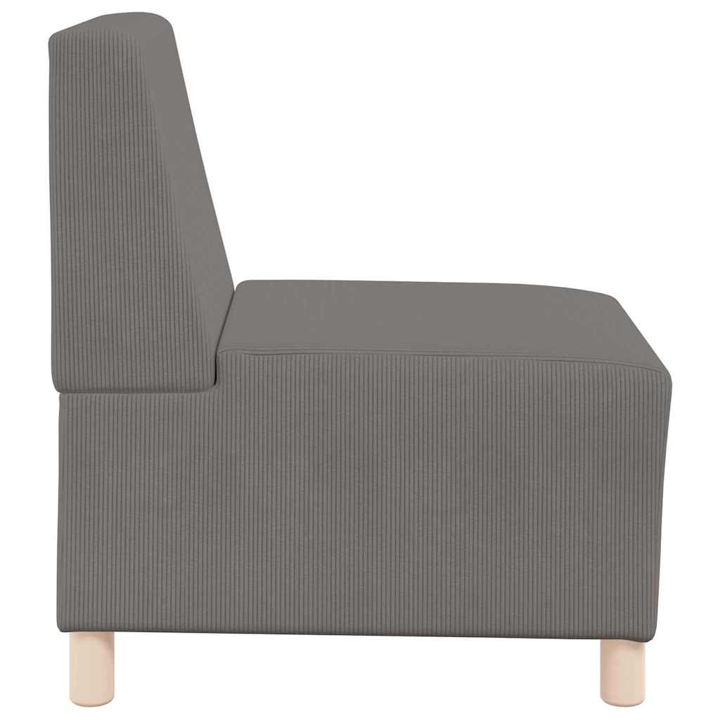 Sofa Stoel Lichtgrijs 55 x 74 x 82 cm Katoenen stof