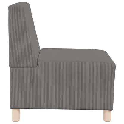 Sofa Stoel Lichtgrijs 55 x 74 x 82 cm Katoenen stof