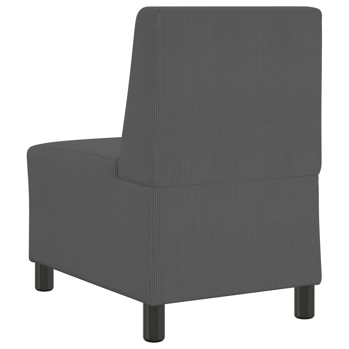 | Modulaire Bankeenheid Armlos | Donkergrijs 55 x 74 x 82 cm