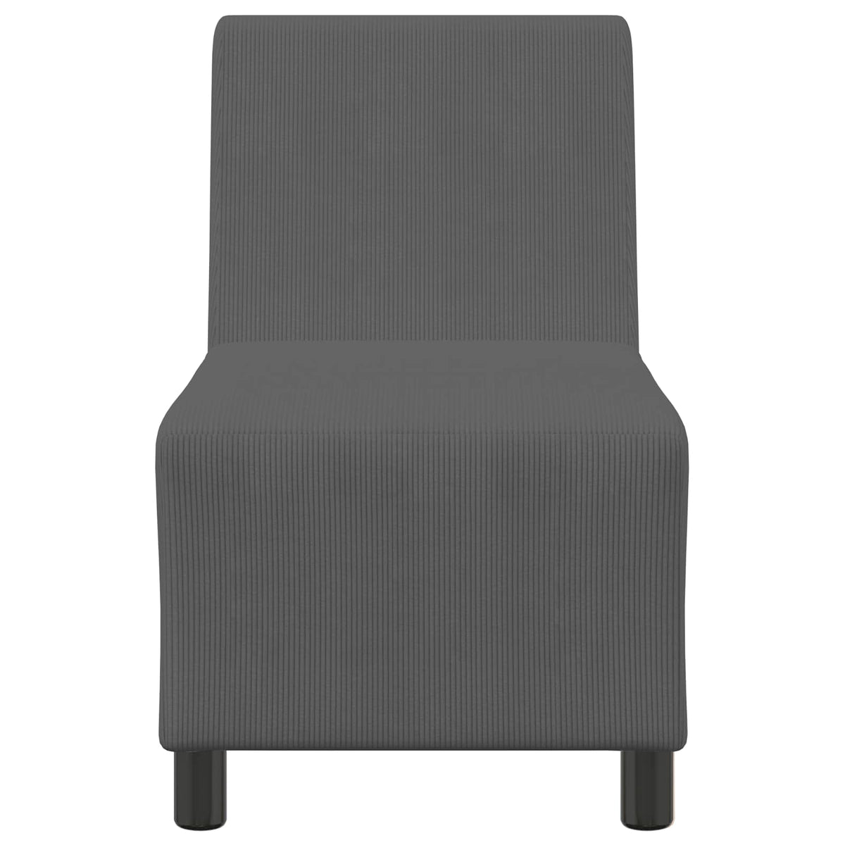 | Modulaire Bankeenheid Armlos | Donkergrijs 55 x 74 x 82 cm